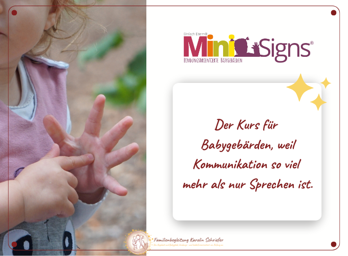 MiniSigns Kurs für Babygebärden in Dresden, Radebeul & Umgebung